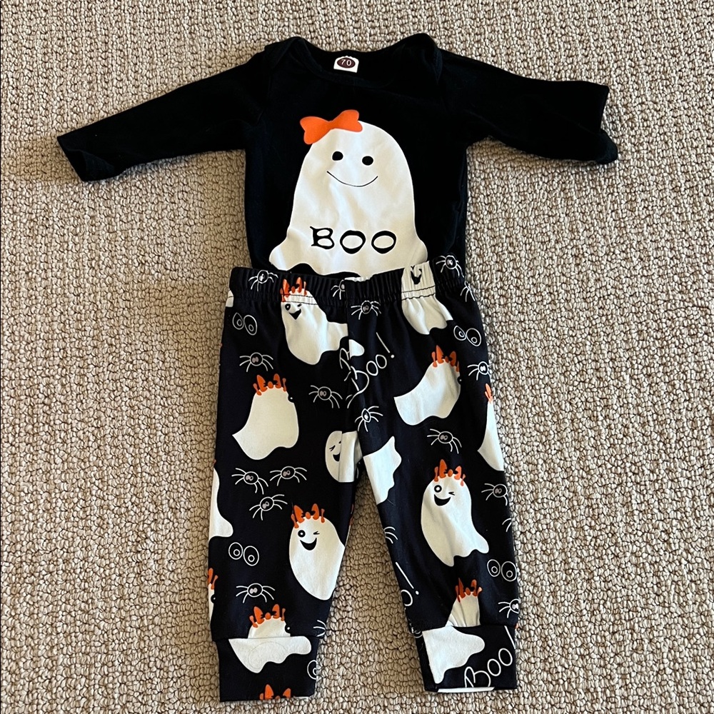 Black and White Ghost Kids Matching Set